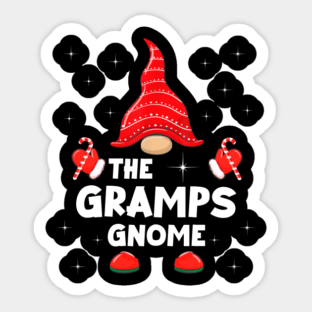 The Gramps Gnome Matching Family Christmas Pajama Sticker by Foatui